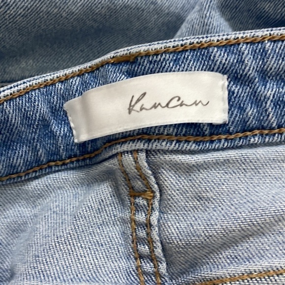 KANCAN Abigail High Rise Mom Jeans Distressed Button Fly Hi Waisted Size 3XL - Picture 8 of 9